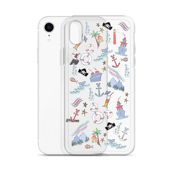 Disney Cruise Line iPhone Case Sail Away with Me Disney Cruise Sketch Disney iPhone Case