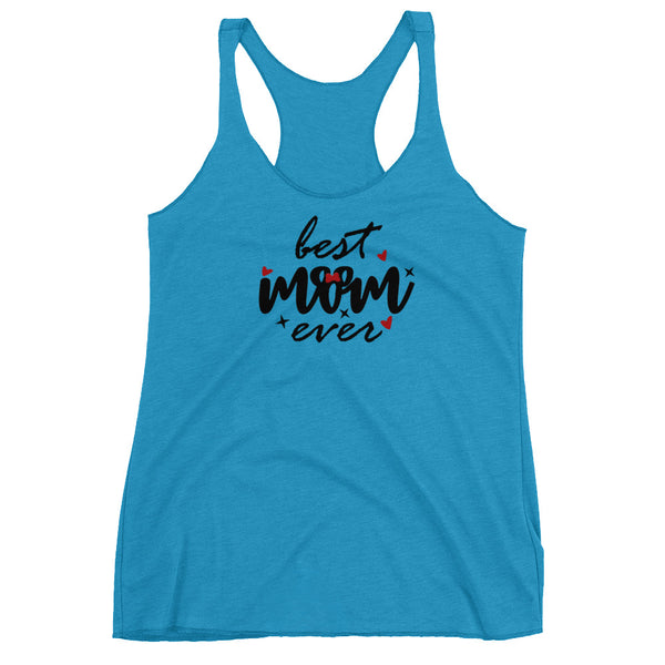 Best Mom Ever. Disney Mom Triblend Racerback Tank