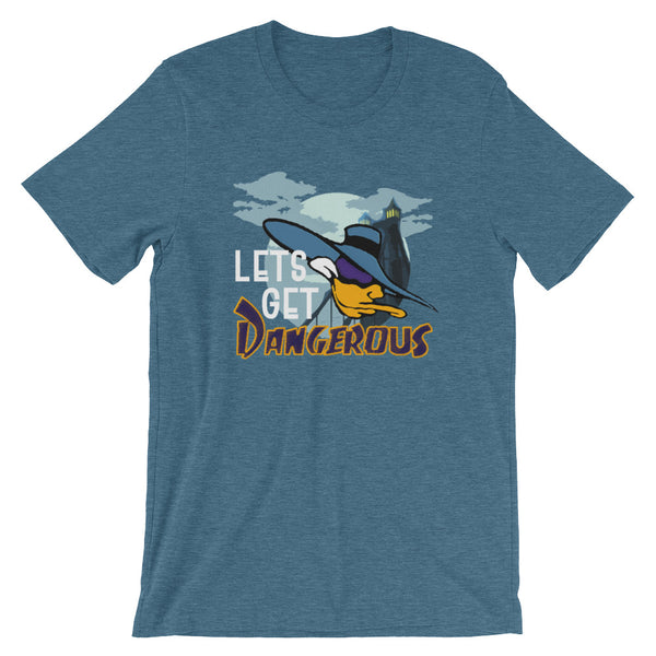 Darkwing Duck Lets Get Dangerous Cartoon Comic Short-Sleeve Unisex T-Shirt