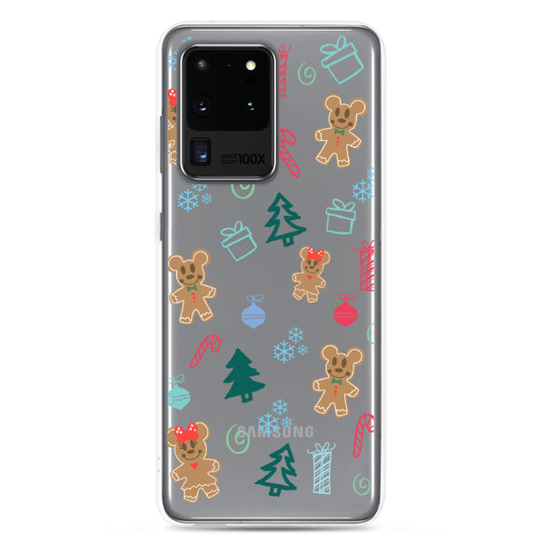 Gingerbread Mickey Holiday Christmas Samsung Case