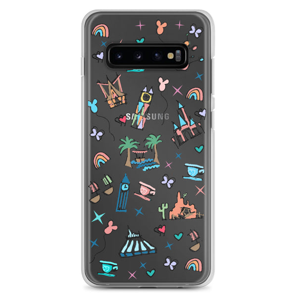 Disneyland Samsung Case California Dreamin'  Disney Inspired Icon Samsung Case