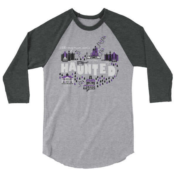 Haunted Mansions Raglan I Like My Mansions Haunted Disney Raglan