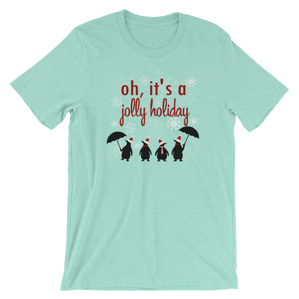 Jolly Holiday Snowfall, Disney Christmas, Mary Poppins Unisex T-Shirt