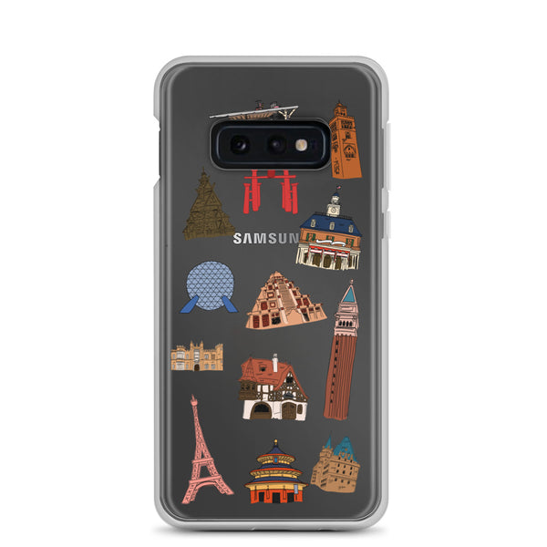 Epcot World Showcase Hello World Samsung Case