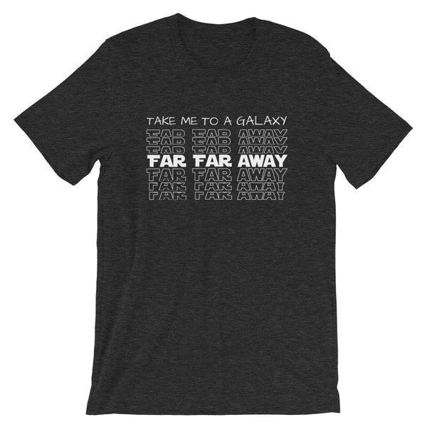 Star Wars Galaxy T-shirt READY TO SHIP- Dark Heather Gray- Small