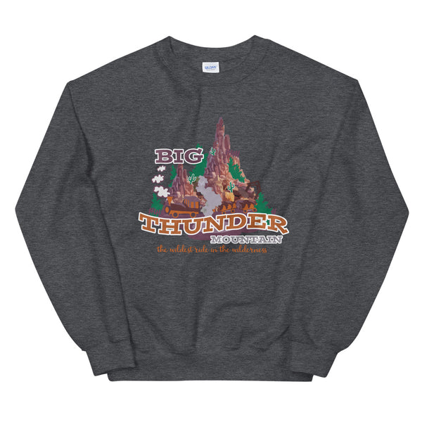 Big Thunder Mountain Sweatshirt Disney Shirt Disney Railroad Disney Mountains Shirt Frontierland Disney Sweatshirt