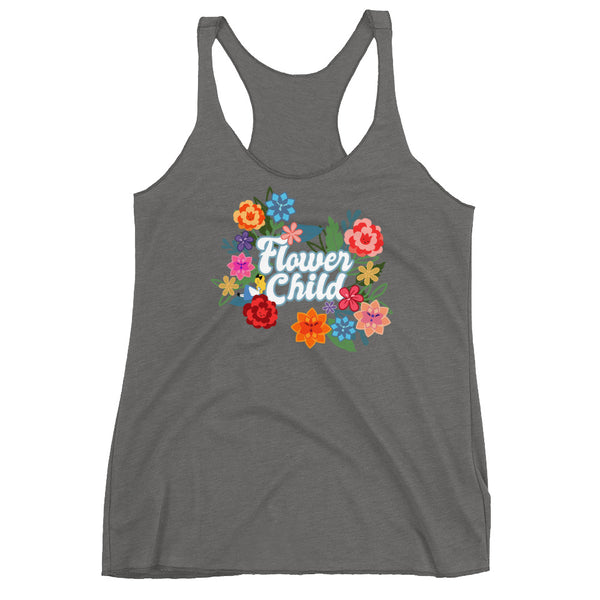 Flower Child Tank Top Alice Flower and Garden Disney Women's Racerback Tank