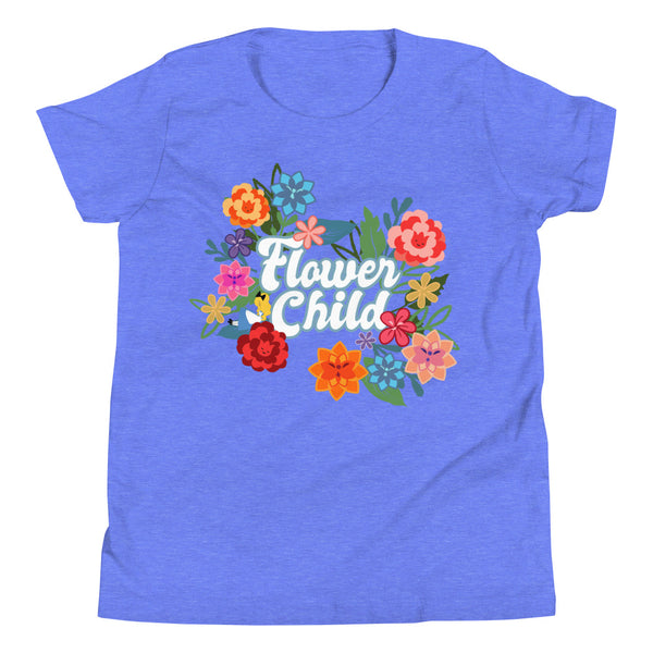 Flower Child Kids T-Shirt Alice Flower and Garden Disney Kids T-shirt