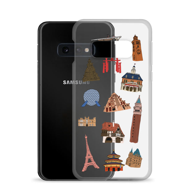 Epcot World Showcase Hello World Samsung Case