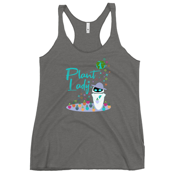 Plant Lady Tank Top EVE Disney Wall-E Inspired Women's Racerback Tank