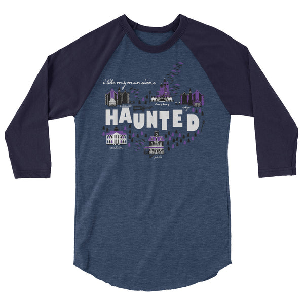 Haunted Mansions Raglan I Like My Mansions Haunted Disney Raglan