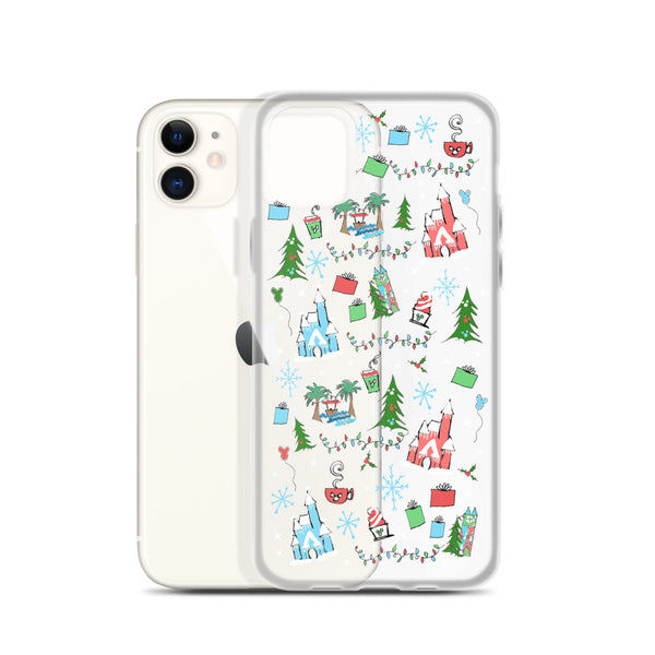 Disney Christmas iPhone Oh What Fun at Disney for the Holidays Disney iPhone Case