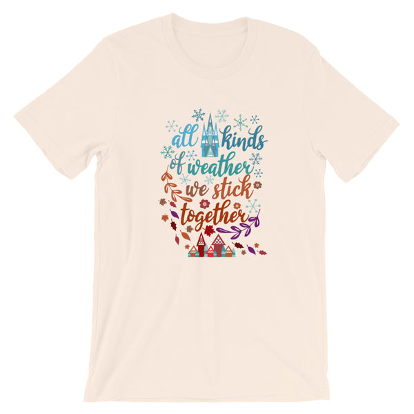 Disney Frozen Christmas T-Shirt Anna and Elsa Disney Sisters Disney Shirt White Christmas T-Shirt