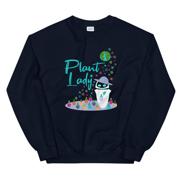 Plant Lady Sweatshirt EVE Disney Wall-E Inspired Short-Sleeve Unisex Crew Sweatshirt