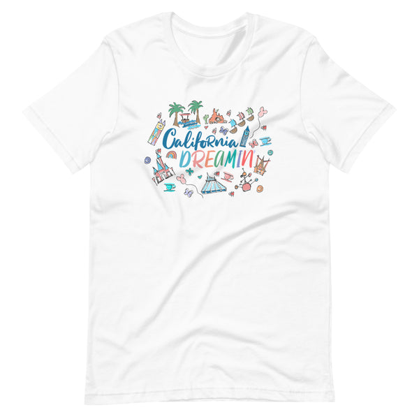 Disneyland T-Shirt California Dreamin' Tee Disney Inspired Icon Unisex T-Shirt