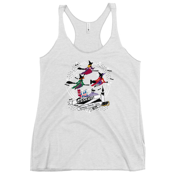 Sanderson Sisters T-Shirt Hocus Pocus Running Amuck Since 1693 Disney Halloween Women's Racerback Tank