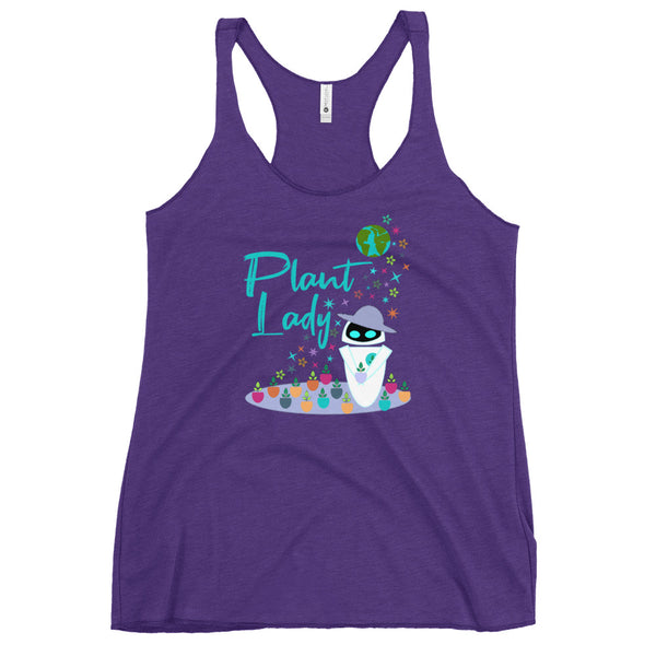 Plant Lady Tank Top EVE Disney Wall-E Inspired Women's Racerback Tank