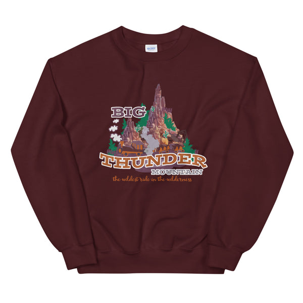Big Thunder Mountain Sweatshirt Disney Shirt Disney Railroad Disney Mountains Shirt Frontierland Disney Sweatshirt