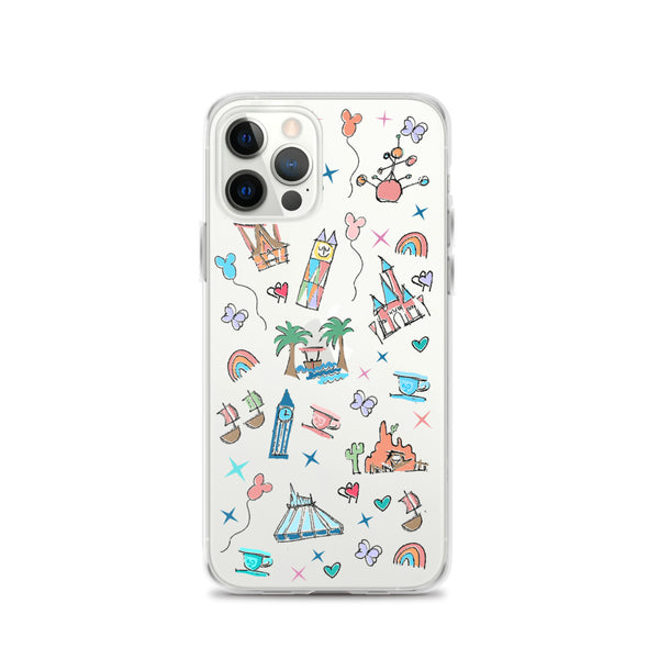 Disneyland iPhone Case California Dreamin'  Disney Inspired Icon iPhone Case