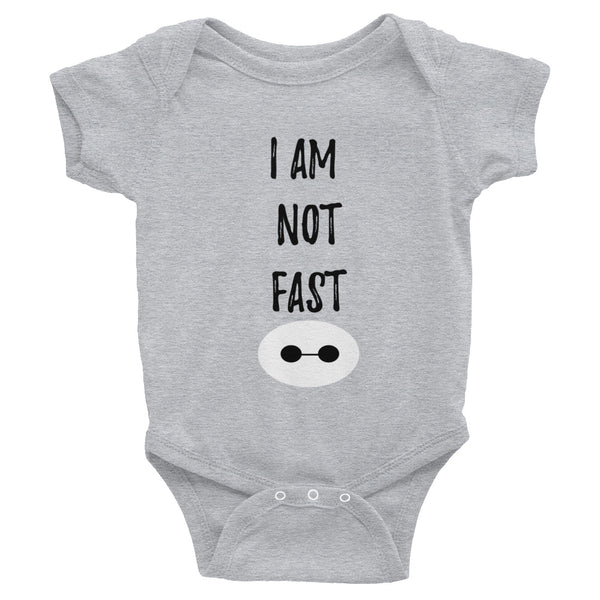 Baymax I am Not Fast Onesie Infant Bodysuit