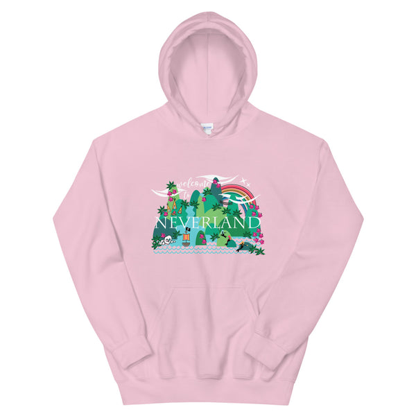 Neverland Hoodie Disney Mermaids Disney Peter Pan Disney Unisex Hooded Sweatshirt