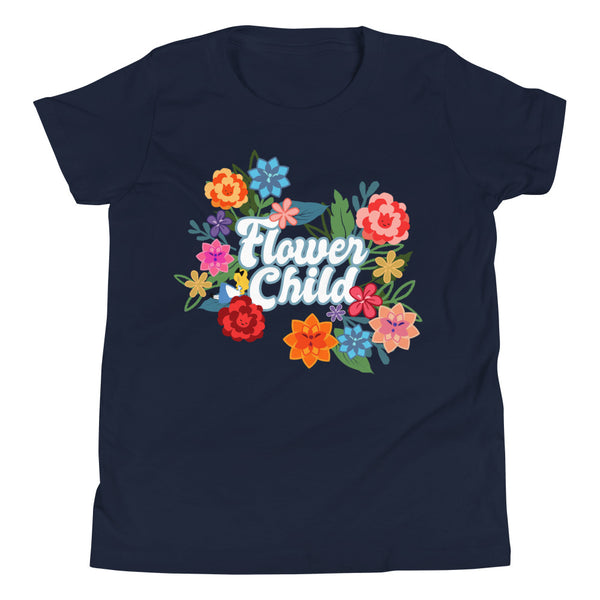 Flower Child Kids T-Shirt Alice Flower and Garden Disney Kids T-shirt