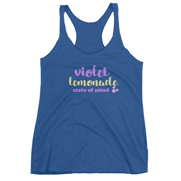 Violet Lemonade Flower and Garden Festival Epcot Women's Racerback Tank