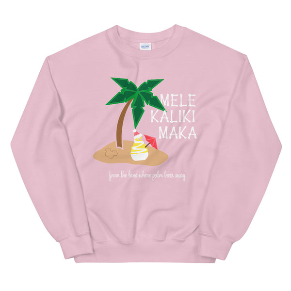 Dole Whip Melekalikimaka Sweatshirt Hawaiian Christmas Unisex Sweatshirt