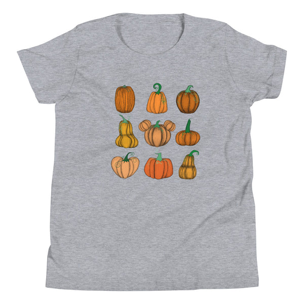 Mickey Pumpkin Patch Kids Fall Short Sleeve Kids T-Shirt