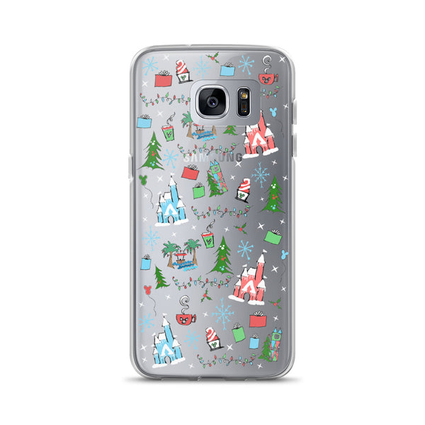 Disney Christmas Samsung Phone Oh What Fun at Disney for the Holidays Disney Samsung Case