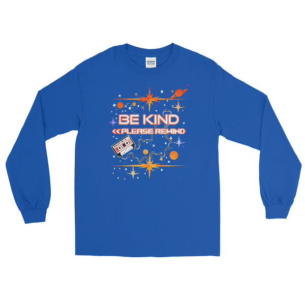 Guardians of the Galaxy Long Sleeve Shirt Be Kind Please Rewind Disney Marvel Unisex Long Sleeve Shirt