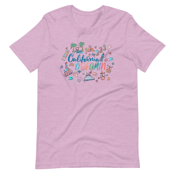 Disneyland T-Shirt California Dreamin' Tee Disney Inspired Icon Unisex T-Shirt