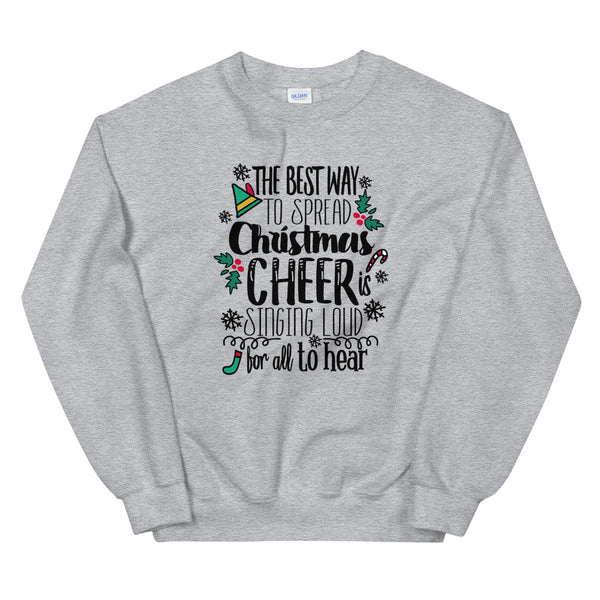 Elf Christmas Sweatshirt Buddy the Elf Christmas Shirt for Him Unisex Sweatshirt