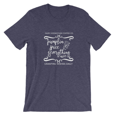 Cinderella Pumpkin Spice T-Shirt Fairy Godmother Coffee Company Fall T-Shirt