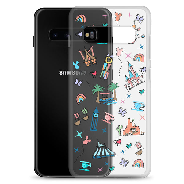 Disneyland Samsung Case California Dreamin'  Disney Inspired Icon Samsung Case