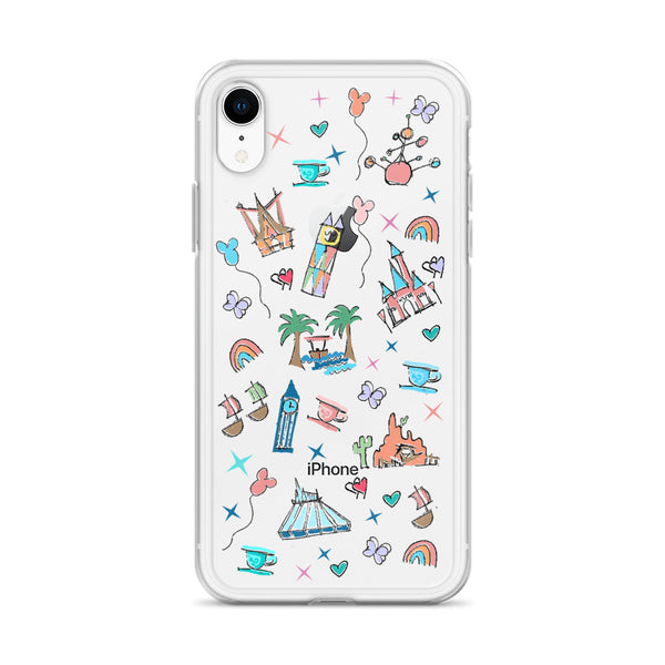 Disneyland iPhone Case California Dreamin'  Disney Inspired Icon iPhone Case