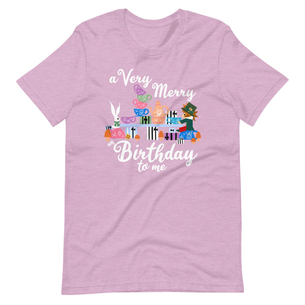 Disney Birthday T-Shirt Alice in Wonderland A Very Merry un Birthday To Me T-Shirt