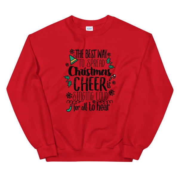 Elf Christmas Sweatshirt Buddy the Elf Christmas Shirt for Him Unisex Sweatshirt