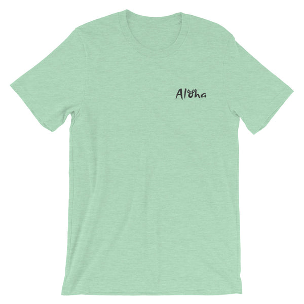 Aloha Hawaiian Hidden Mickey Embroidered Unisex T-Shirt