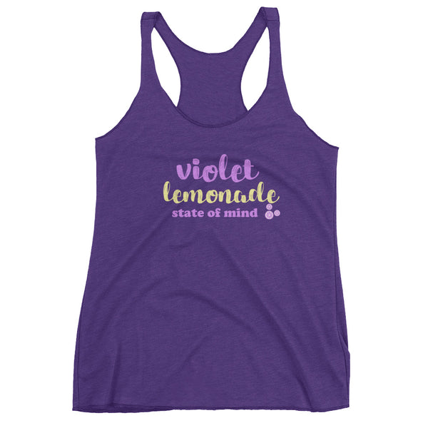 Violet Lemonade Flower and Garden Festival Epcot Women's Racerback Tank