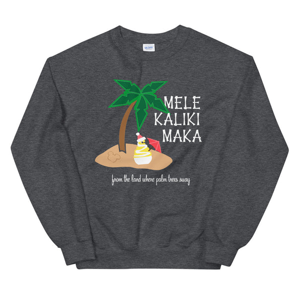 Dole Whip Melekalikimaka Sweatshirt Hawaiian Christmas Unisex Sweatshirt