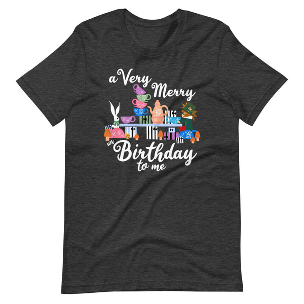 Disney Birthday T-Shirt Alice in Wonderland A Very Merry un Birthday To Me T-Shirt