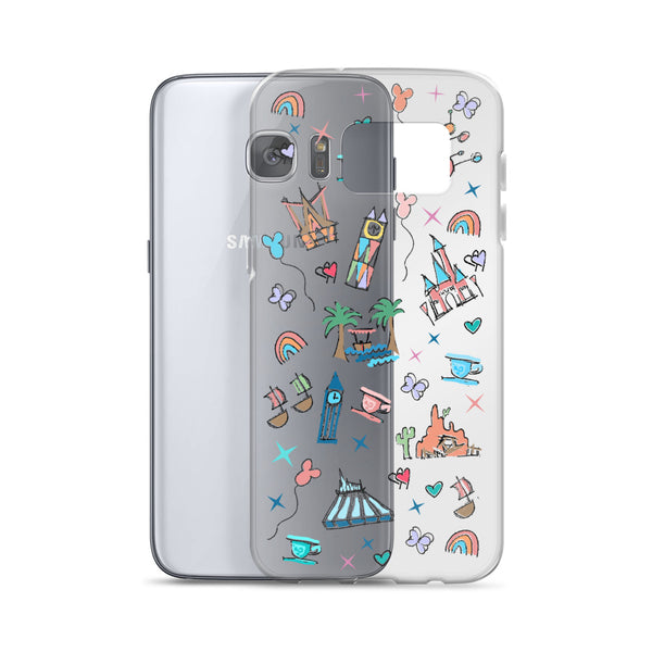 Disneyland Samsung Case California Dreamin'  Disney Inspired Icon Samsung Case