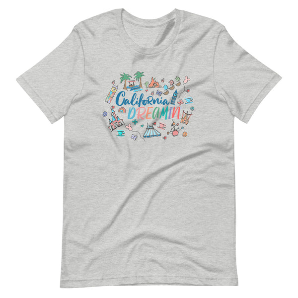 Disneyland T-Shirt California Dreamin' Tee Disney Inspired Icon Unisex T-Shirt