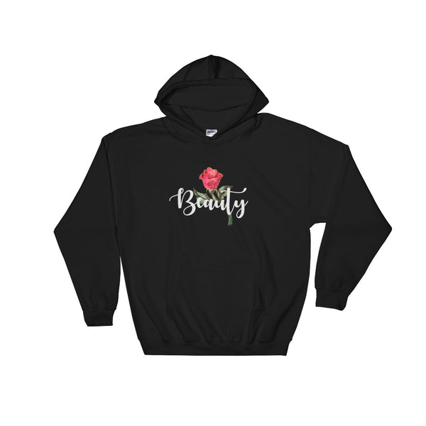 Beauty and the Beast Hooded Sweatshirt Enchanted Rose Beauty