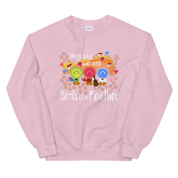 Three Caballeros Sweatshirt, Disney Birds of a Feather Unisex Crew Disney Sweatshirt