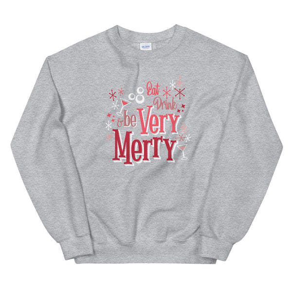 Mickey's Very Merry Sweatshirt Disney Christmas Party Crew Neck Unisex Sweatshirt