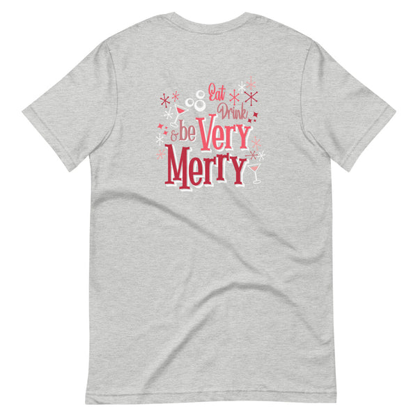 Mickey's Very Merry T-shirt Disney Christmas Party Short-Sleeve Unisex T-Shirt