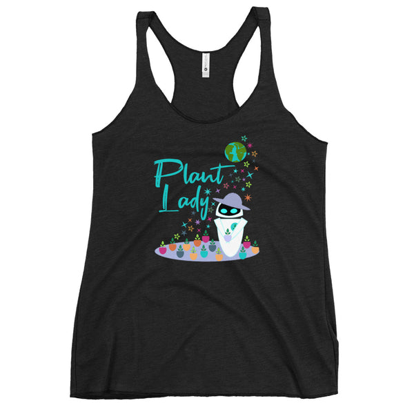 Plant Lady Tank Top EVE Disney Wall-E Inspired Women's Racerback Tank