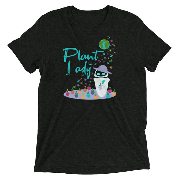 Plant Lady Tri-Blend T-Shirt EVE Disney Wall-E Inspired Short-Sleeve Unisex Tri-Blend